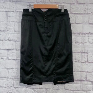 Guess Women's Stretch Black High‎ Waisted Pencil Skirt Size 24